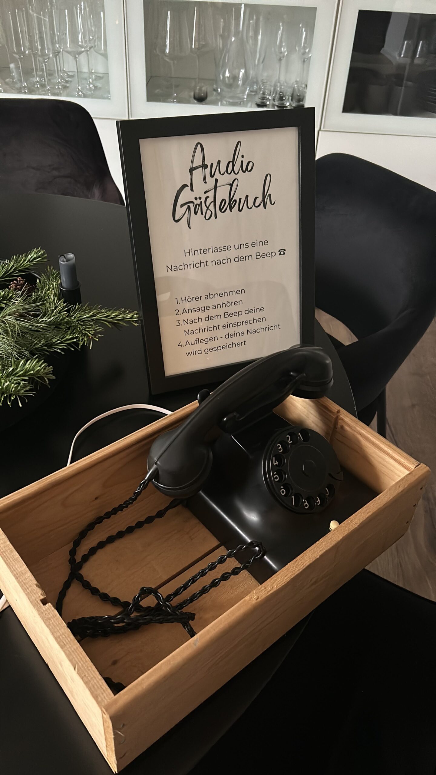 Audio Gästebuch im Einsatz